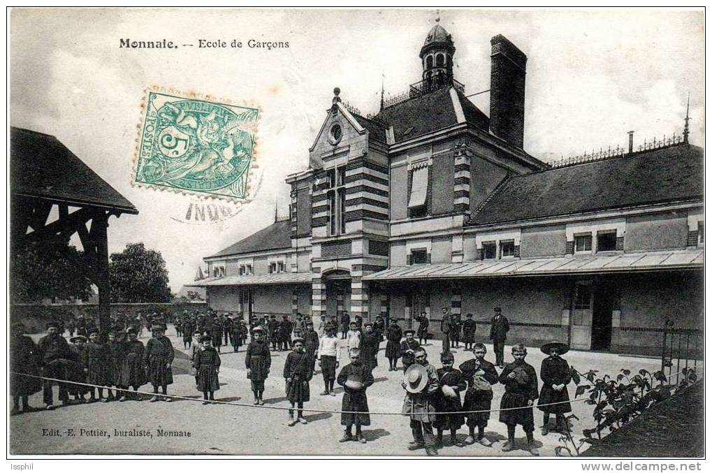 Monnaie - Ecole De Garçons - Monnaie