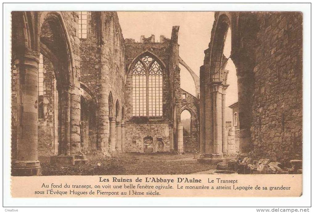 Les Ruines De L'Abbaye D'Aulne.Le Transept - Thuin