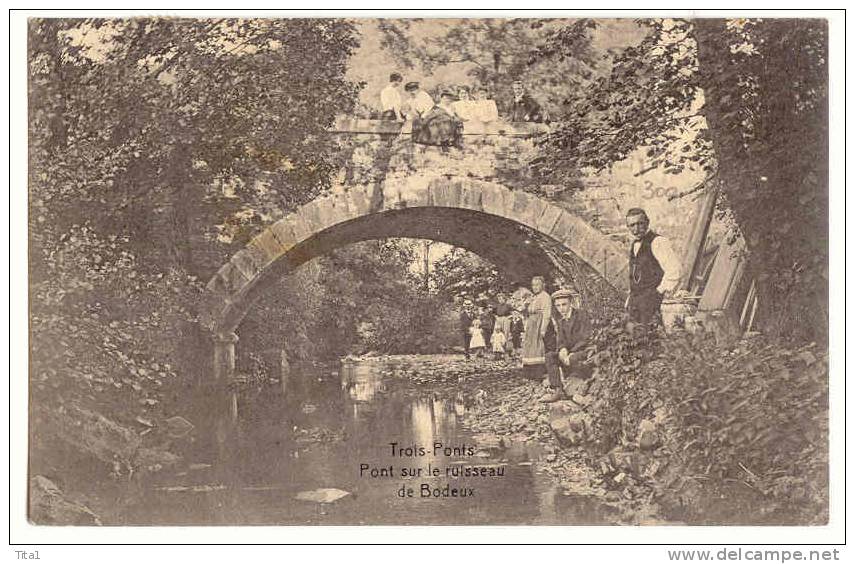 C8852 -  TROIS-PONTS - Pont Sur Le Ruisseau De Bodeux - Trois-Ponts