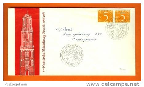 NEDERLAND 1966 Enveloppe Ned. Philatelistendag 613 With Address - Covers & Documents
