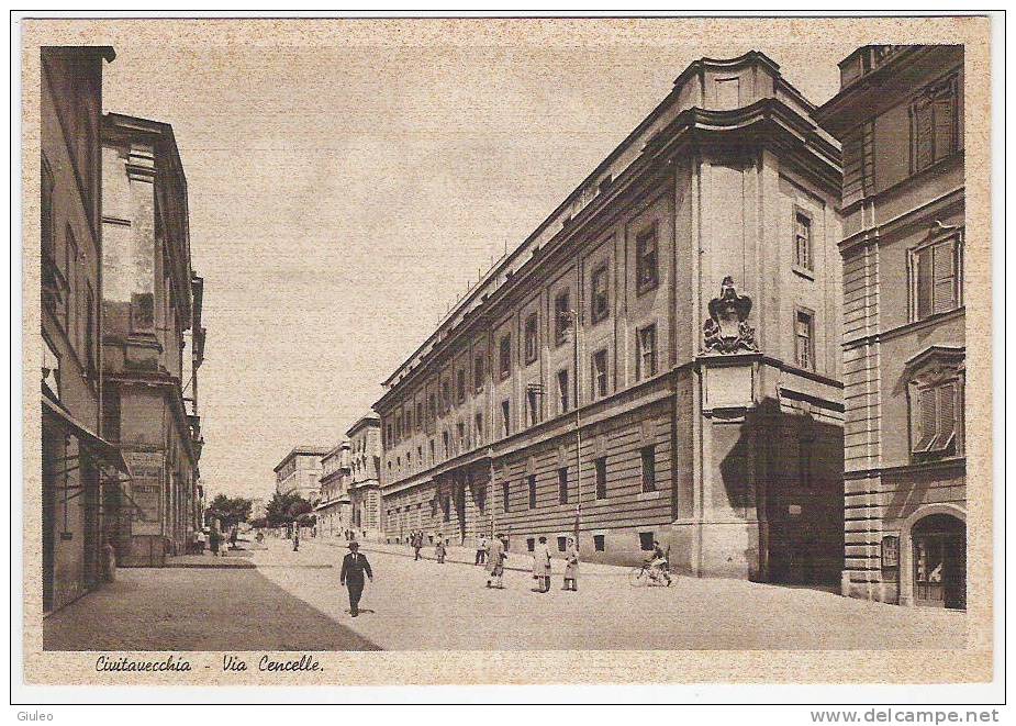 $-0146-  CIVITAVECCHIA - VIA CENCELLE - F.G. OPACA - NON VIAGGIATA - ITALY ITALIE ITALIEN - Civitavecchia