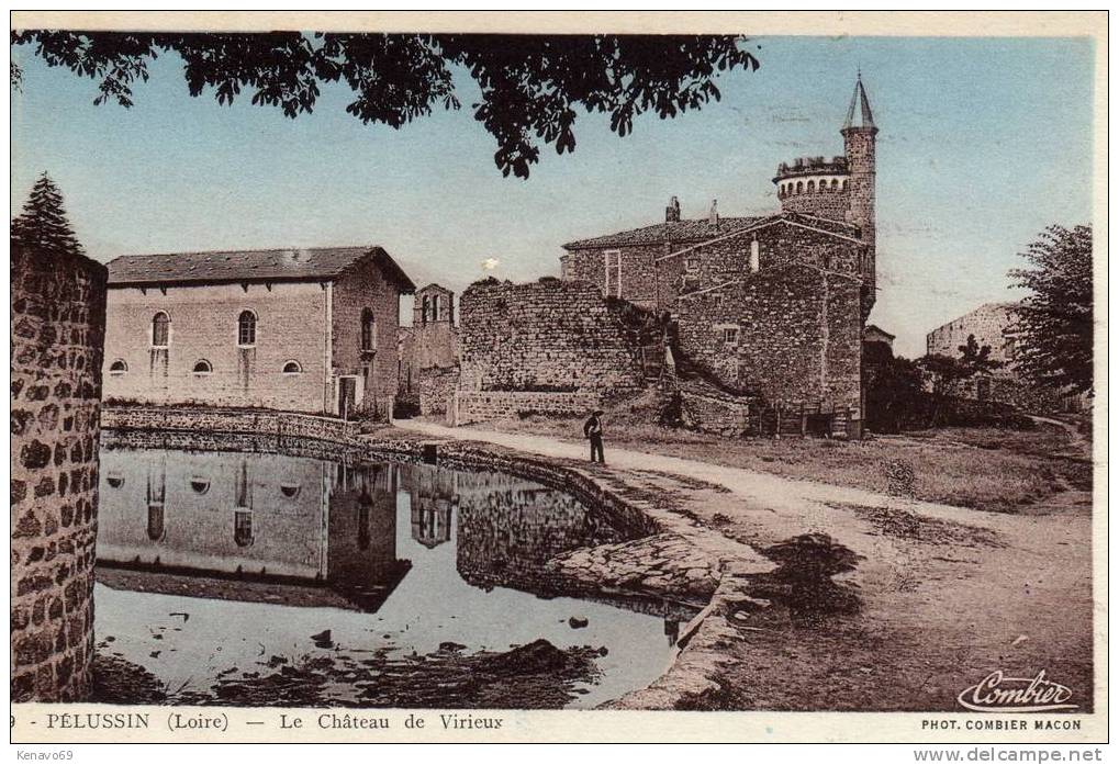 PELUSSIN  ( Loire)    Le Chateau  De Virieux - Pelussin