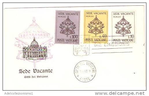 23317)lettera F.d.c Sede Vacante Con 100£+40£+10£ Da Città Del Vaticano A Città Il 15-6-1963 - Lettres & Documents