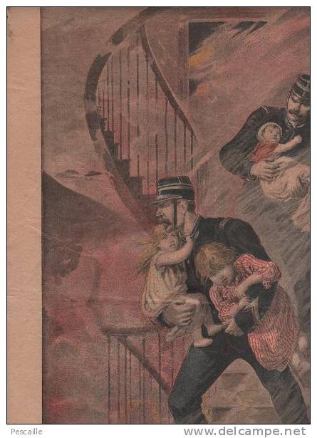 LE PETIT JOURNAL 19 JANVIER 1896 - TRANSVAAL DOCTEUR JAMESON PRISONNIER DES BOERS - ASNIERES INCENDIE SAUVETAGE - Le Petit Journal