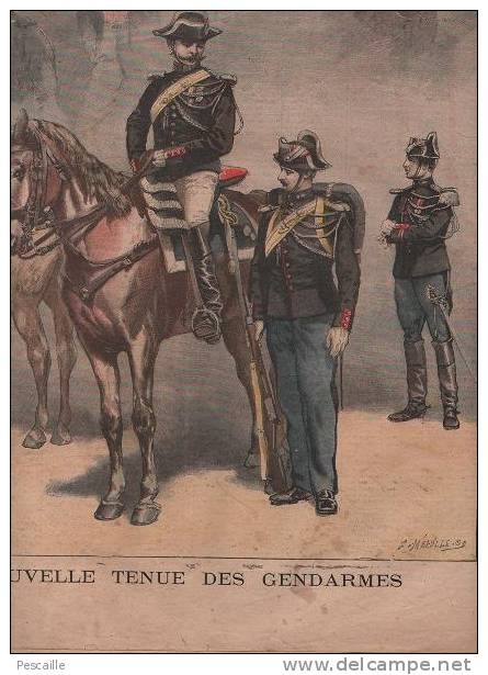 LE PETIT JOURNAL 13 SEPTEMBRE 1896 - MORT PRINCE LOBANOW MINISTRE RUSSE - NOUVEL UNIFORME DES GENDARMES - ATHIS - Le Petit Journal