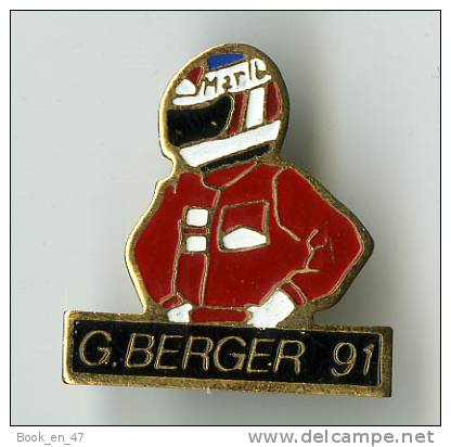 {66760} Pin´s " G Berger 91 " - Automobile - F1