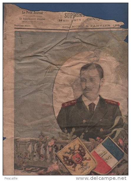 LE PETIT JOURNAL 5 JANVIER 1896 ? - RUSSIE LE TSAREWITCH A LA TURBIE - EVENEMENTS DE MADAGASCAR LE RETOUR DU 200e - Le Petit Journal