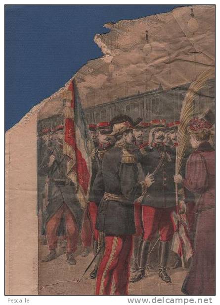 LE PETIT JOURNAL 5 JANVIER 1896 ? - RUSSIE LE TSAREWITCH A LA TURBIE - EVENEMENTS DE MADAGASCAR LE RETOUR DU 200e - Le Petit Journal