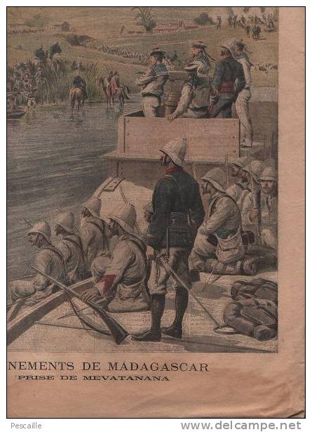 LE PETIT JOURNAL 30 JUIN 1895 - COLLIER ORDRE RUSSE DE SAINT ANDRE A FELIX FAURE - MADAGASCAR PRISE DE MEVATANANA - Le Petit Journal