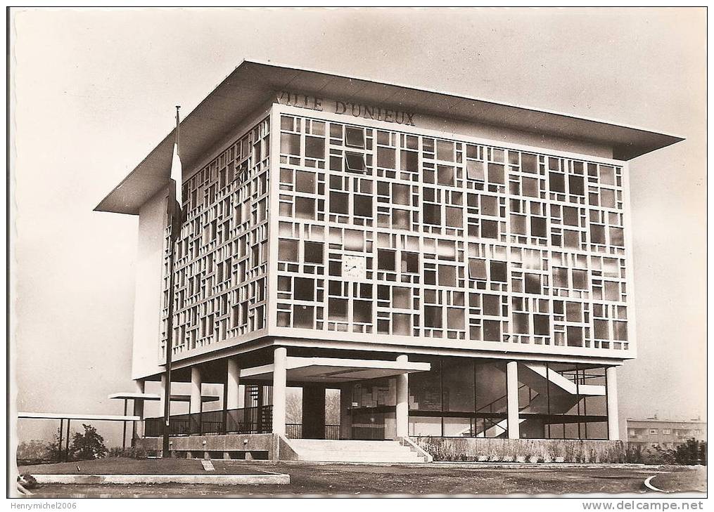 Cpsm Unieux, L'hotel De Ville Inauguré Le 31 Mai 1964 - Altri & Non Classificati