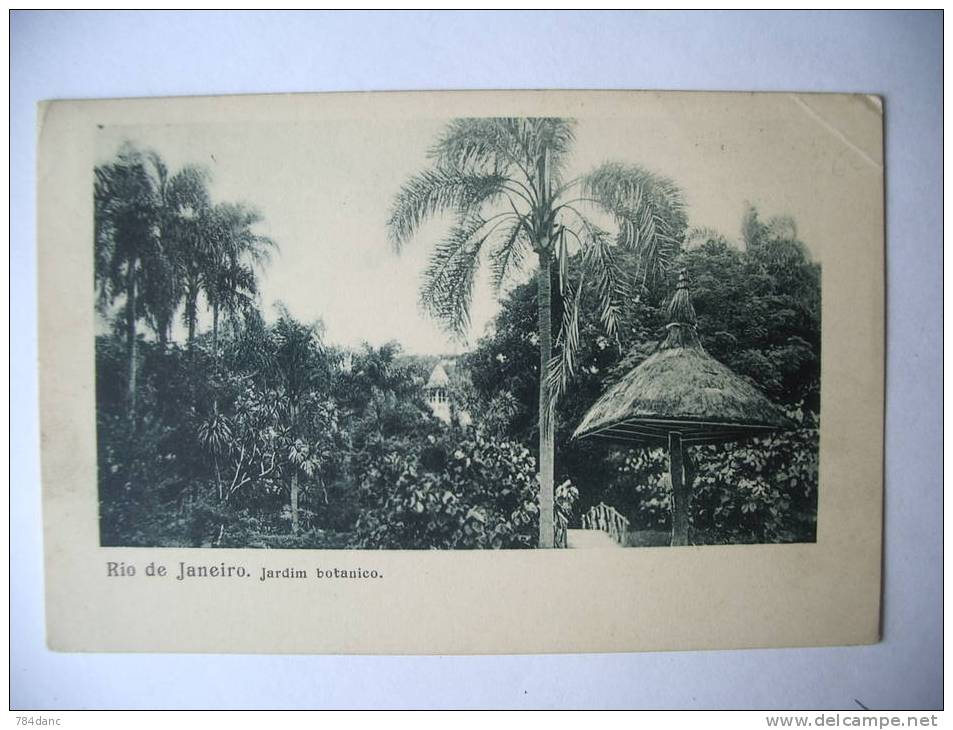 BRASIL RIO DE JANEIRO - JARDIM BOTANICO 1905 - Rio De Janeiro