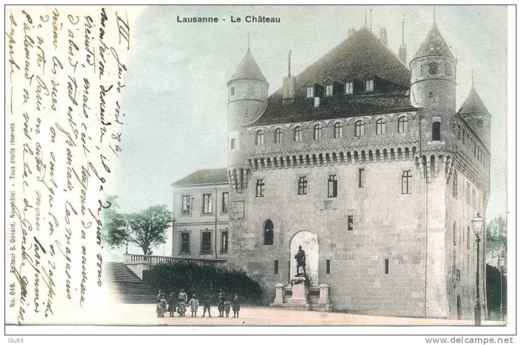 Lot 3 CPA - Lausanne (Vaud - Suisse) - Boulevard De Grancy + Le Château + La Cathédrale - Grancy