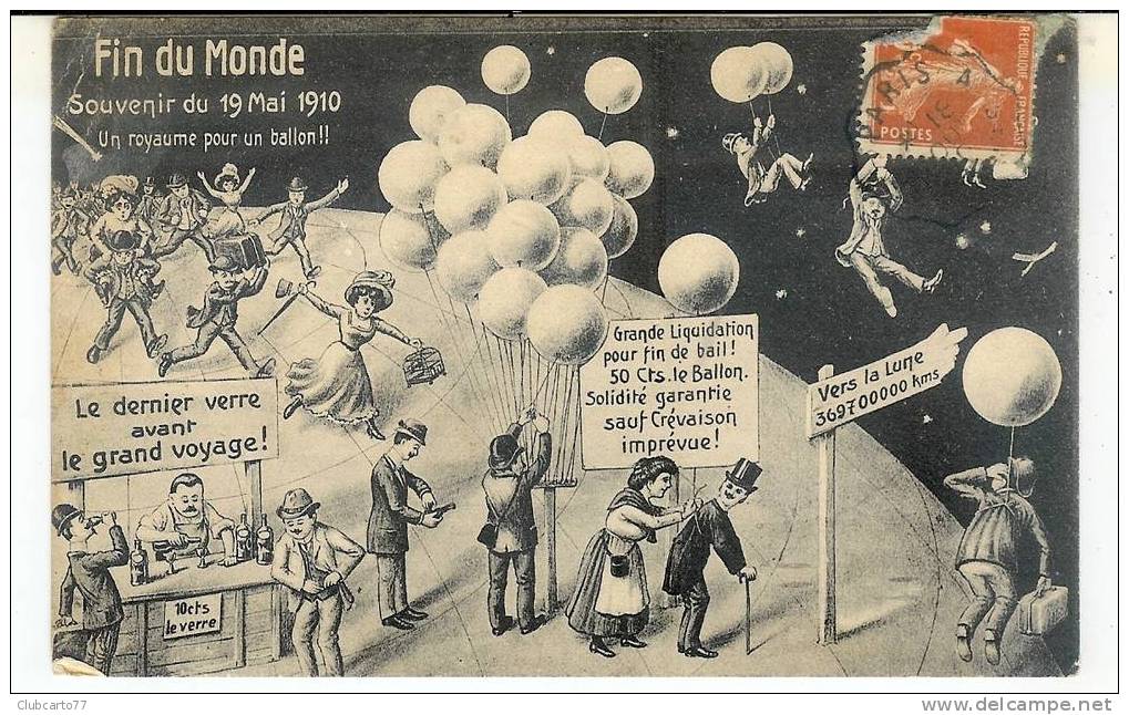 Fin Du Monde Souvenir Du 19 Mai 1910 : Royaume Pour Du Ballon (animée) - Catastrophes
