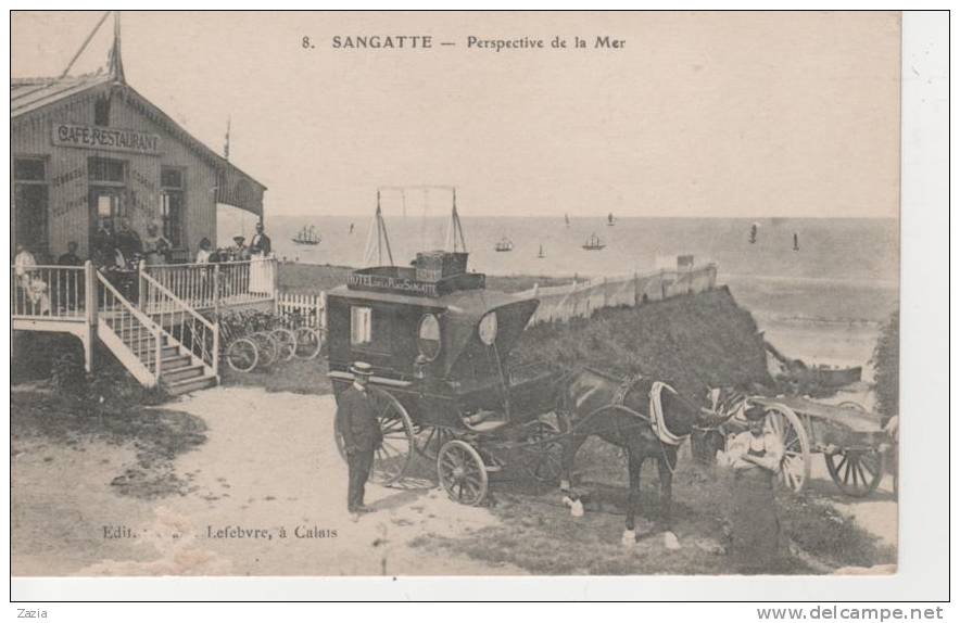 62.465/ SANGATTE - Perspective De La Mer - Sangatte