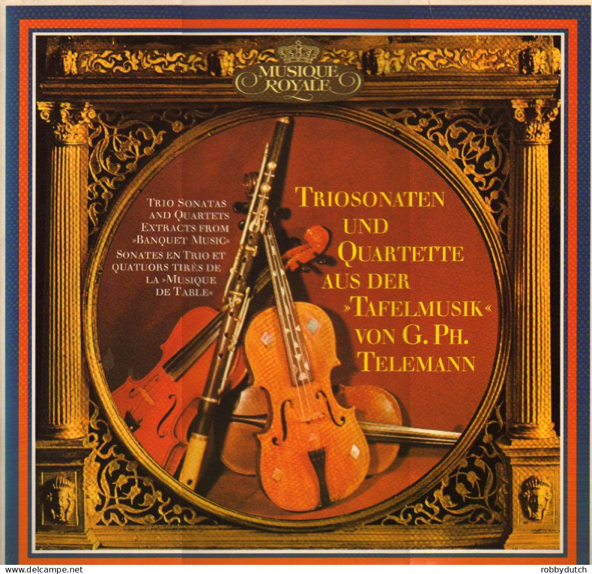 * LP * TRIOSONATE UND QUARTETTE AUS DER TAFELMUSIK VON G. Ph. TELEMANN (Germany 1965 Ex-!!!) - Klassiekers