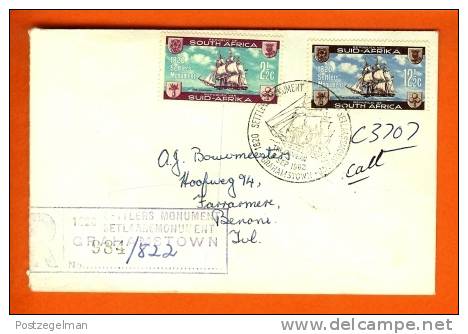 SOUTH AFRICA 1962 Enveloppe With Address Settlers 311-312 - Briefe U. Dokumente