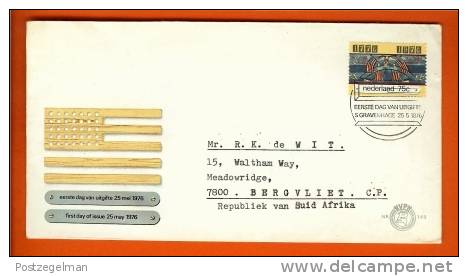 NEDERLAND 1976 FDC E-149 200 Years USA With Address - FDC