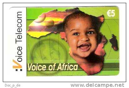 Germany - Deutschland - Voice Telecom - Voice Of Africa - Children - Prepaid Card - [2] Móviles Tarjetas Prepagadas & Recargos