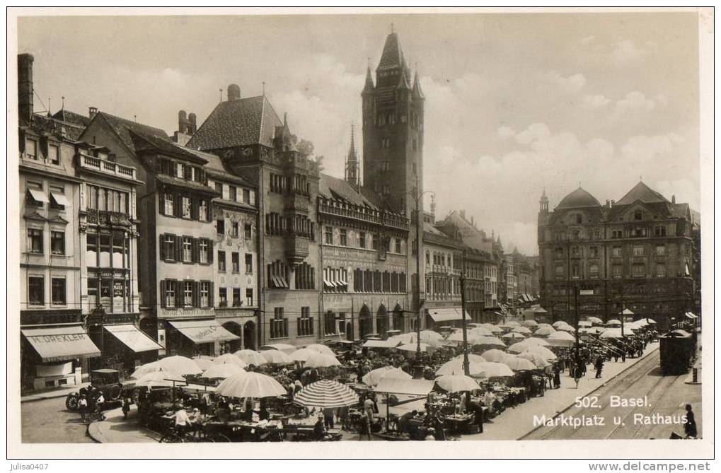 BASEL (Suisse) Place Du Marché - Basilea