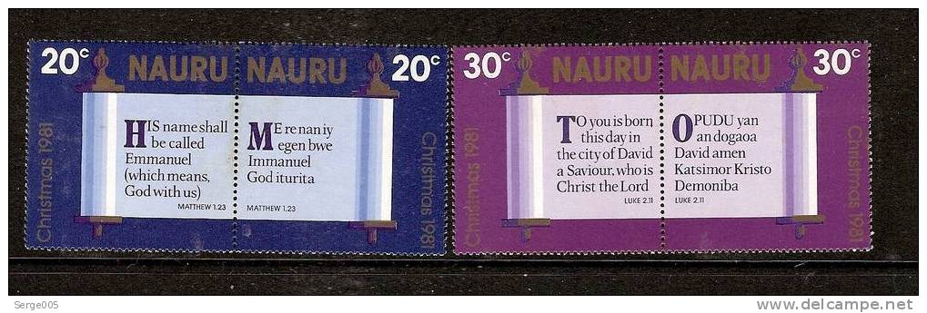 NAURU  MNH**     VENTE No  A  22 - Nauru