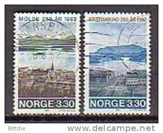 Norwegen  1098/99 , O  (N 21)* - Gebraucht