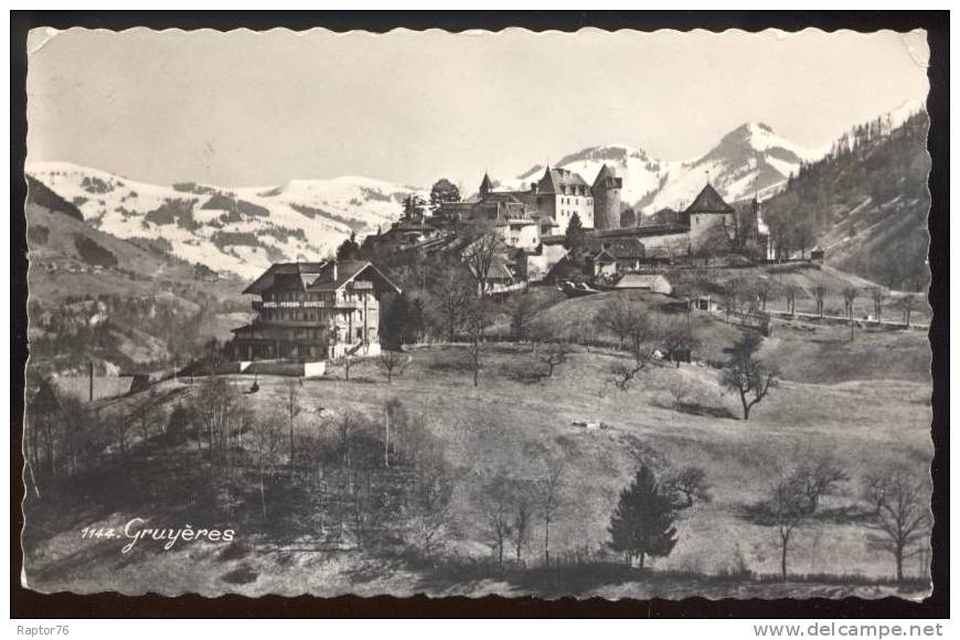 CPSM  SUISSE  GRUYERES  Vue D´ensemble - Gruyères