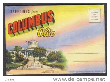 Colourful Folder With 18 Views And Information - Columbus