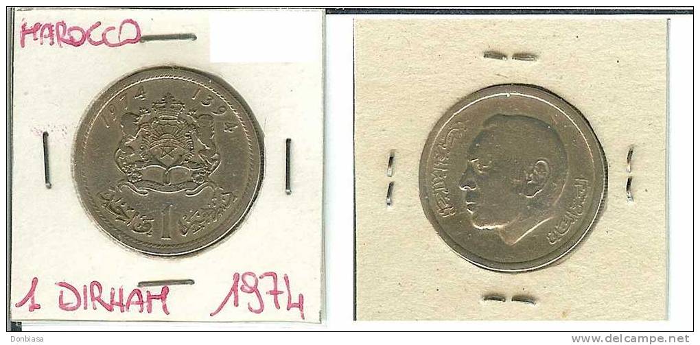 Marocco: 1 Dirham 1974 - Maroc