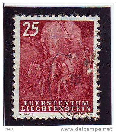 LIECHTENSTEIN  LOT 2 TIMBRES N° 255 ET 269 OBLITERES - Used Stamps