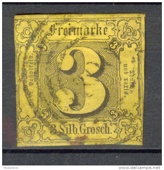 Thurn & Taxis 1852-58 Mi. 6 Ziffern Im Quadrat  €22,- - Used