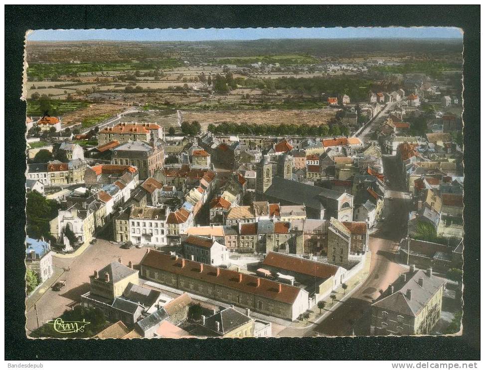 CPSM - Landrecies Nord 59 ) - Vue Générale Aérienne  ( Coll. Baghe COMBIER CIM 326 46 A Voyagé En 1965) - Landrecies