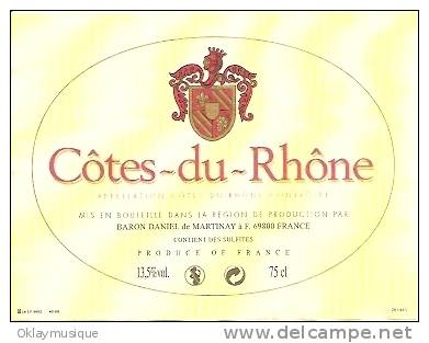 CÔTE DU RHONE - Côtes Du Rhône