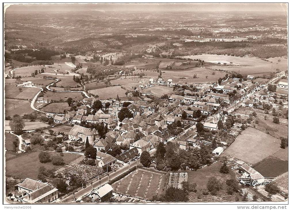 Cpsm Vue Aérienne De Payrac , Ed Artaud - Andere & Zonder Classificatie