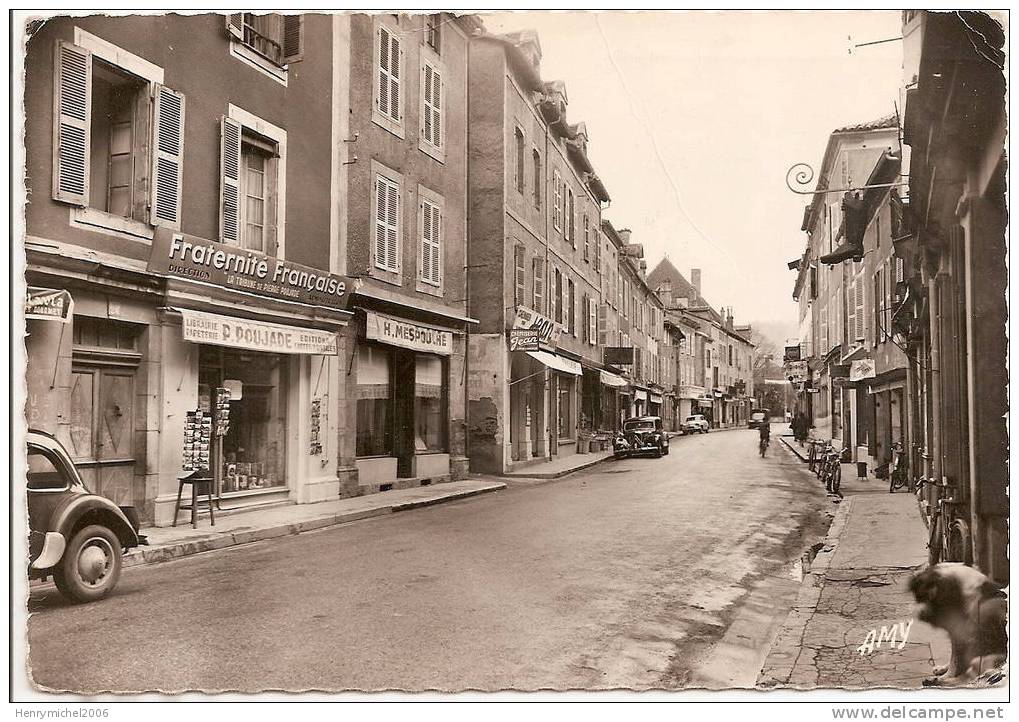 46 Lot  St Céré Rue De La République épicerie Traction Le Magasin De Pierre Poujade De La Fraternité Française Politique - Saint-Céré