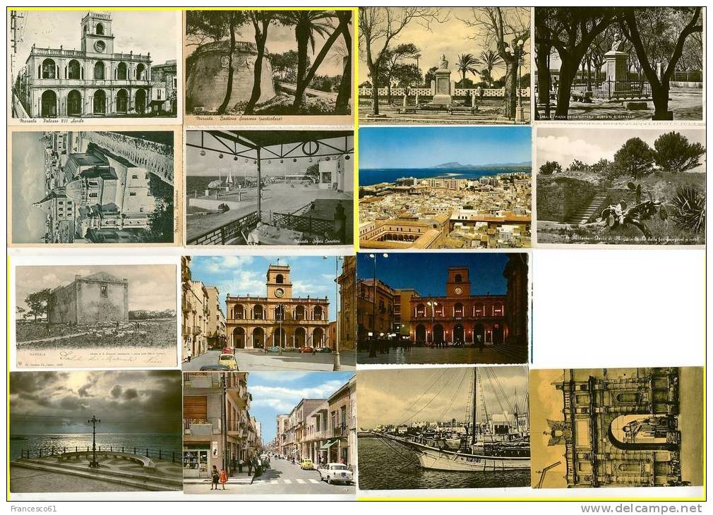 SICILIA Marsala (trapani) 15 Cartoline Viaggiate - Marsala