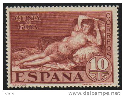 1930. Edifil 515** Goya 10 Pts Castaño En Nuevo. Precio De Ocasión. - Nuevos