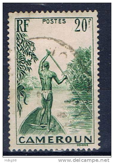 CAM+ Kamerun 1939 Mi 154-55 Bootsfahrer - Used Stamps