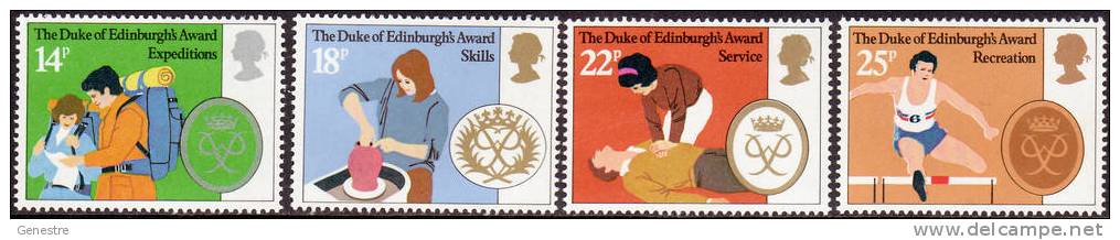 Grande-Bretagne - Y&T 1003 à 1006 (SG 1162 à 1165) ** (MNH) - Duke Of Edinburgh's Award Scheme - Ungebraucht