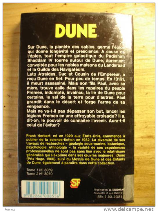 FRANK HERBERT - DUNE - PRESSES POCKET SF - SCIENCE FICTION - 1984 - Fantastic