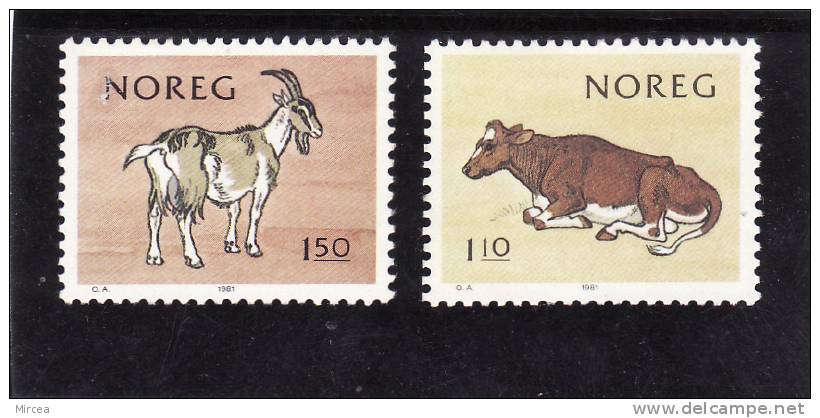 Norvege - Yv.no.790/1,neufs** - Unused Stamps