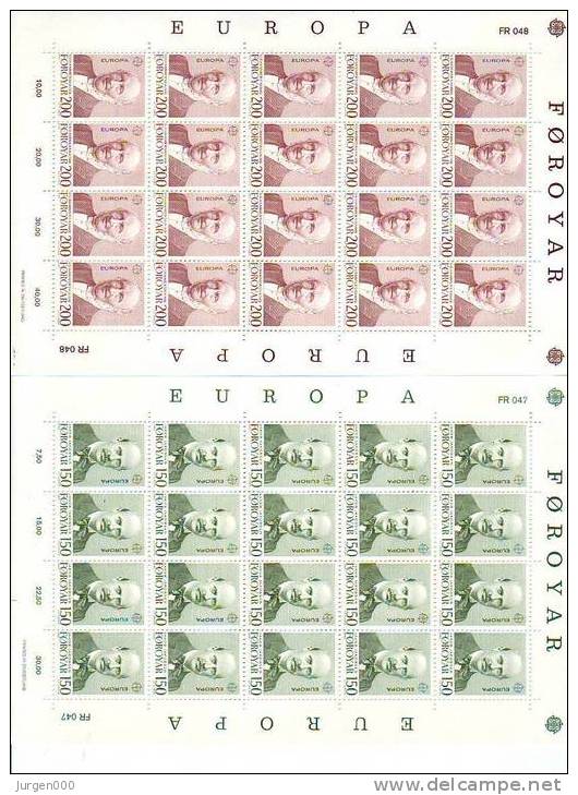 Faroer, Nr 53/54 (20) **, Michel = 20 Euro (E10459) - 1980