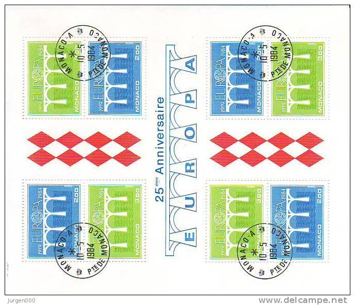 Monaco, BL26, Michel = 20 Euro (E13030) - 1984