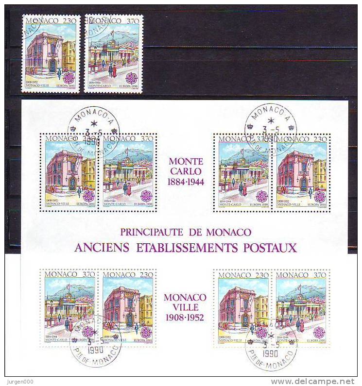 Monaco, Nr 1961/1962, BL47, Michel = 27 Euro (E13055) - 1990