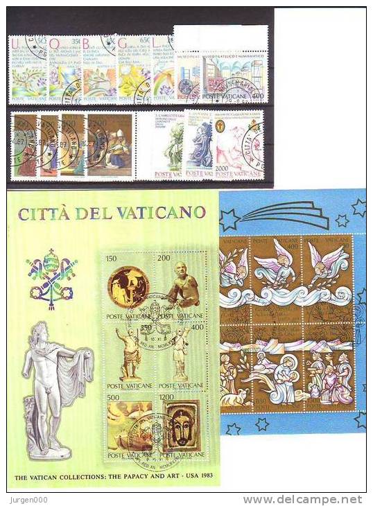 BL7, Nr 889/893, 894/896, 907/910, 924/925, BL10, Michel = 21 Euro (E17011) - Used Stamps