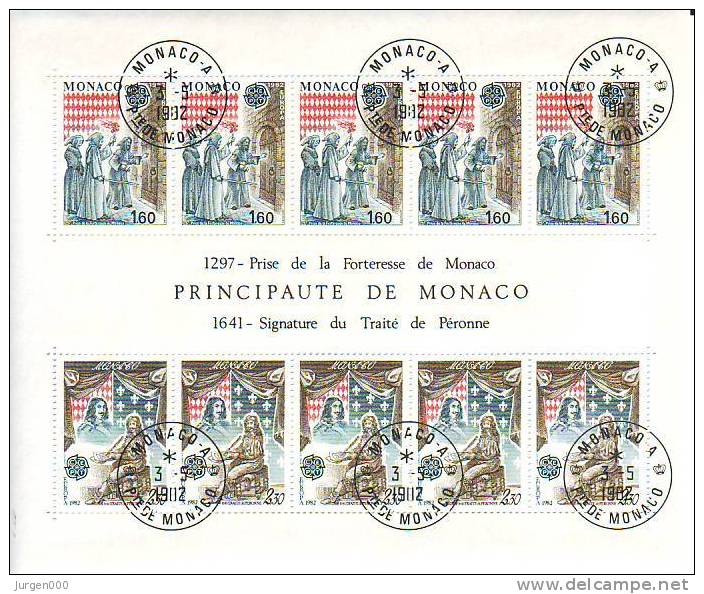Monaco, BL19, Michel = 20 Euro (E22752) - 1982
