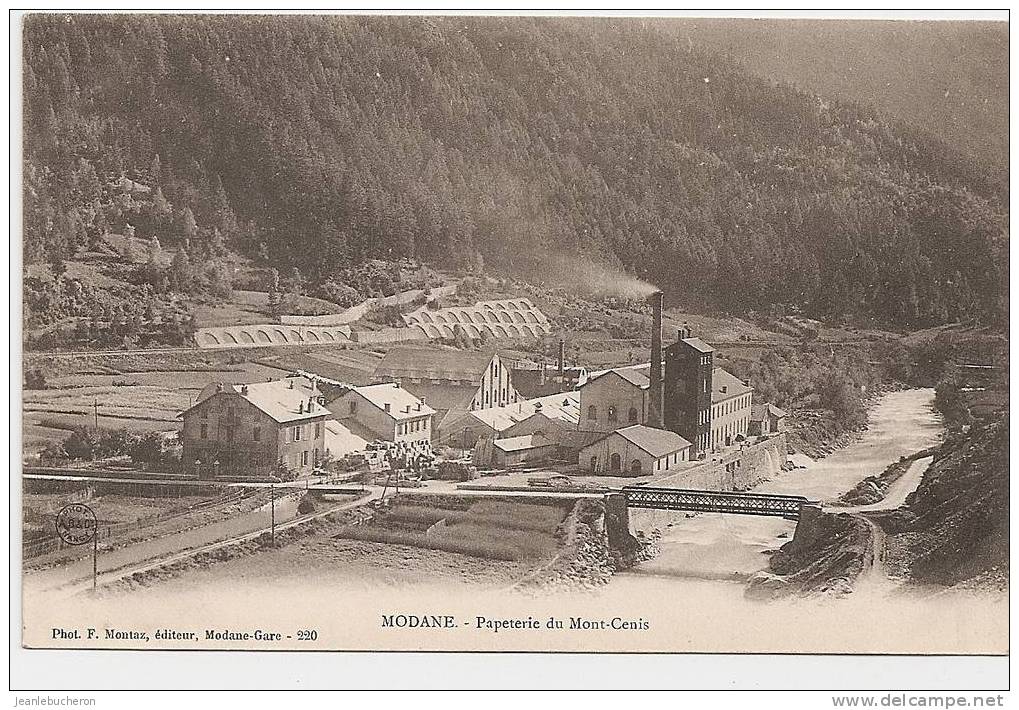 C - P - A  (  MODANE  " Papeterie Du Mont - Cenis  " Belle Prise De Vue  - Carte Comme Neuve ) - Modane