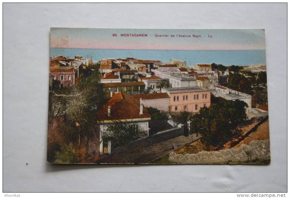 MOSTAGANEM -EX ALGERIE FRANCAISE - QUARTIER DE L AVENUE RAYN-SUR REBORD PLATEAU COTIER -104 M ALTITUDE - Mostaganem