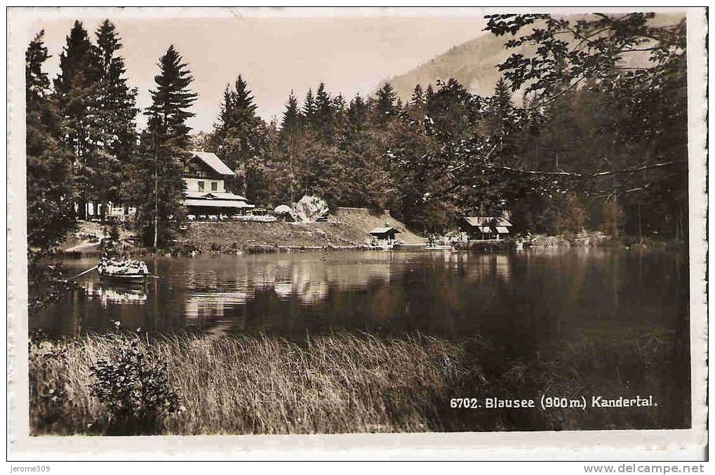 SUISSE - BLAUSEE - CPA - N°6702 - KANDERTAL - La Vallée De La Kander, Sur La Commune De Kandergrund - Kandergrund