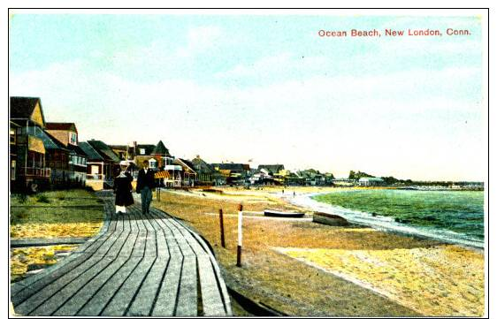 NEW LONDON CT - Ocean Beach - 1908 - Other & Unclassified