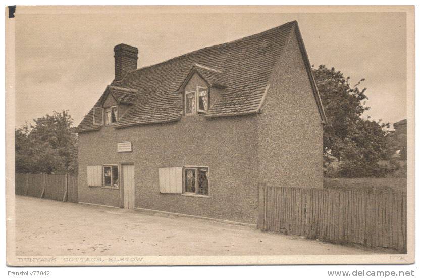 ELSTOW BEDFORDSHIRE ENGLAND John Bunyan´s Cottage LARGE IMAGE Circa 1910 - Sonstige & Ohne Zuordnung